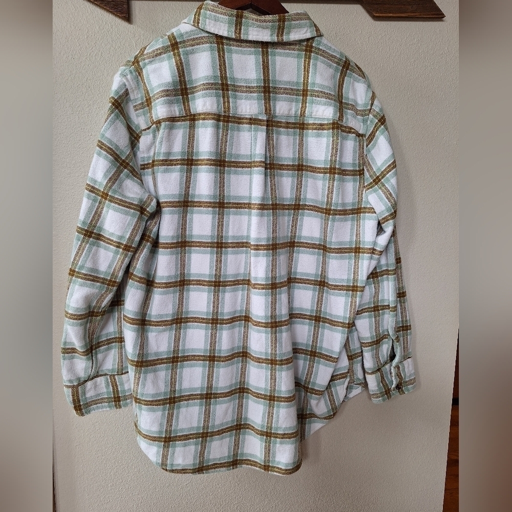 Aerie Womens Plaid Long Sleeve  Button Down Flannel. Size S - Picture 6 of 6